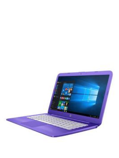 Hp Stream 14-Ax002Na Intel&Reg; Celeron&Reg; Processor, 4Gb Ram, 32Gb Storage, 14 Inch Laptop With 12 Months Office 365 Personal And 1Tb Onedrive Cloud Storage - Purple - Laptop With Microsoft Office
